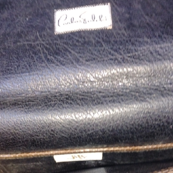 Carlos Falchi Black and Brown Leather Men's Wallet - Picture 12 of 14